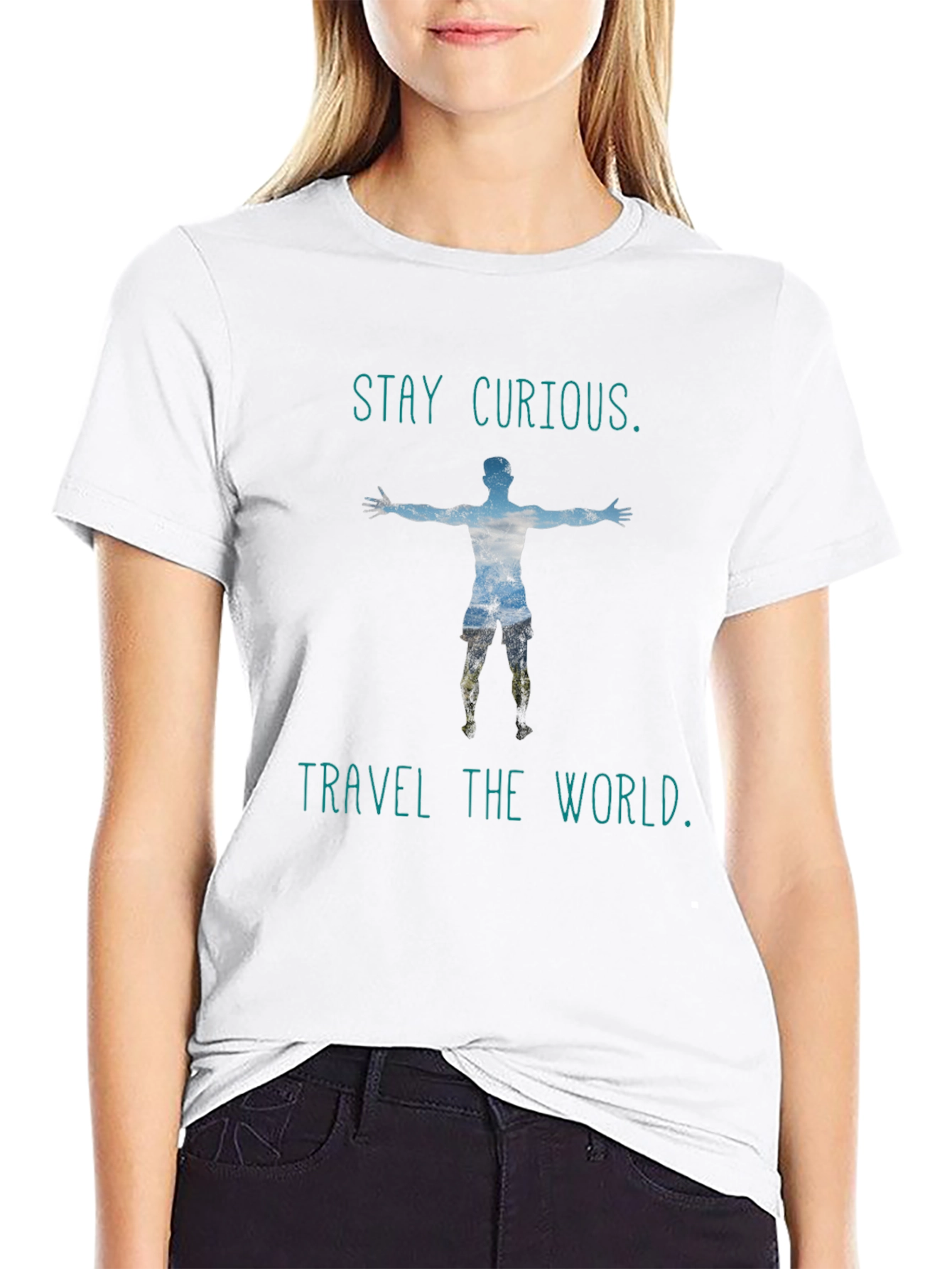 Stay Curious Graphic T-Shirt - Travel the World