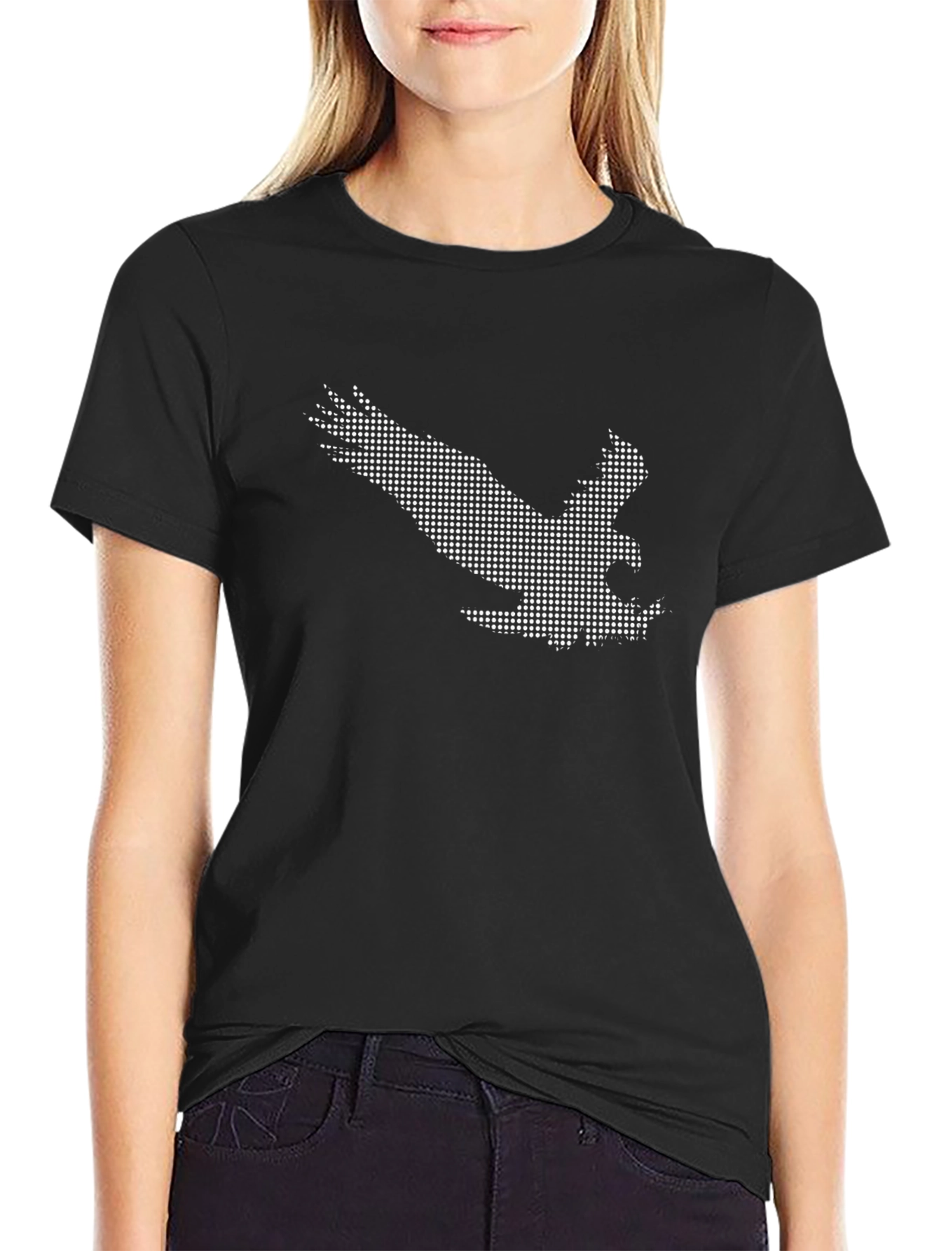 Black Eagle Graphic Tee - Stylish Mens Cotton T-Shirt