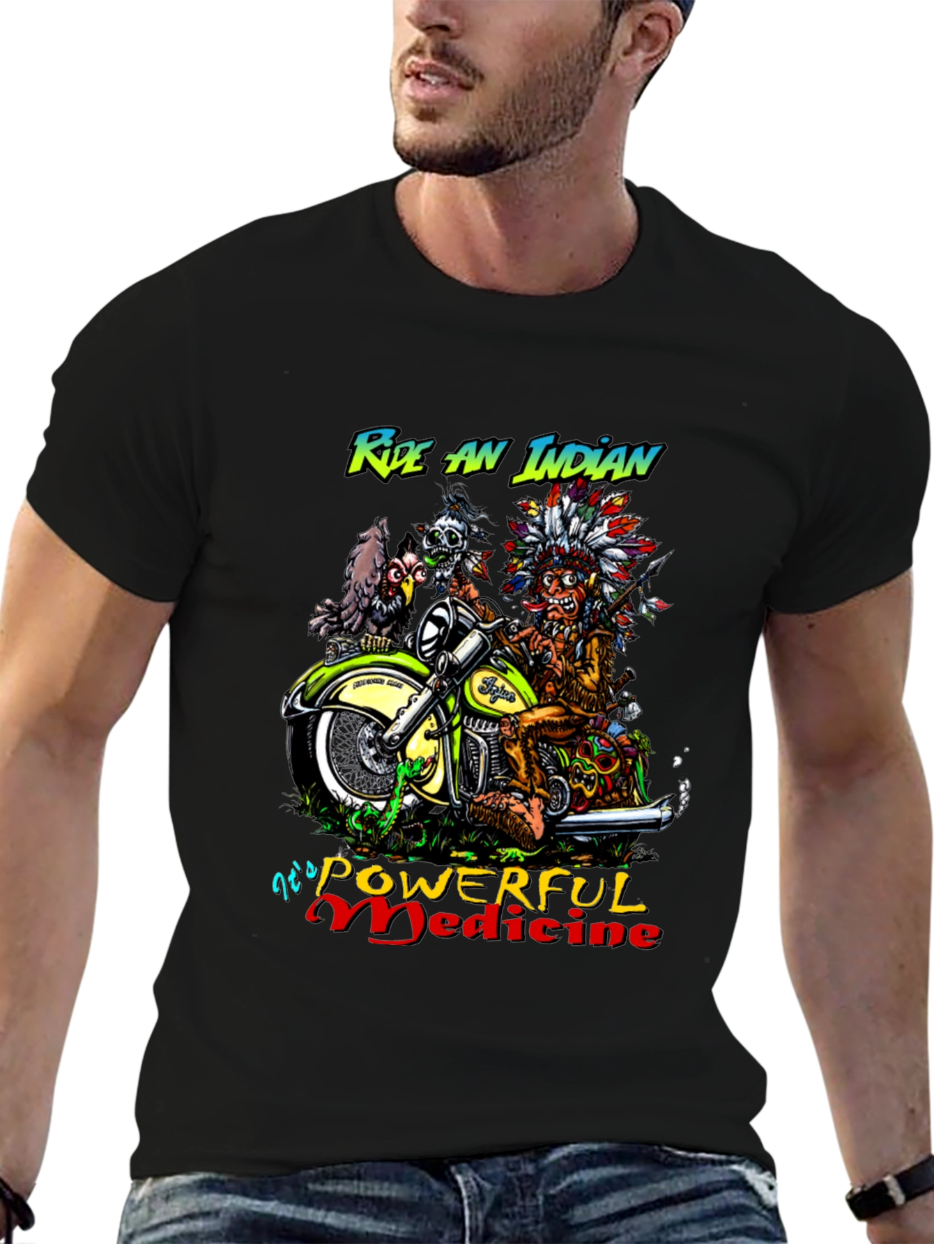 Ride an Indian Powerful Medicine T-Shirt