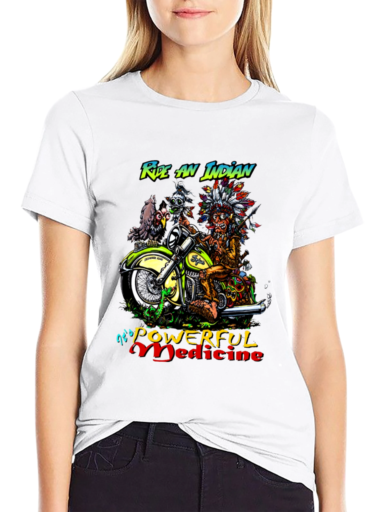Ride an Indian Powerful Medicine T-Shirt