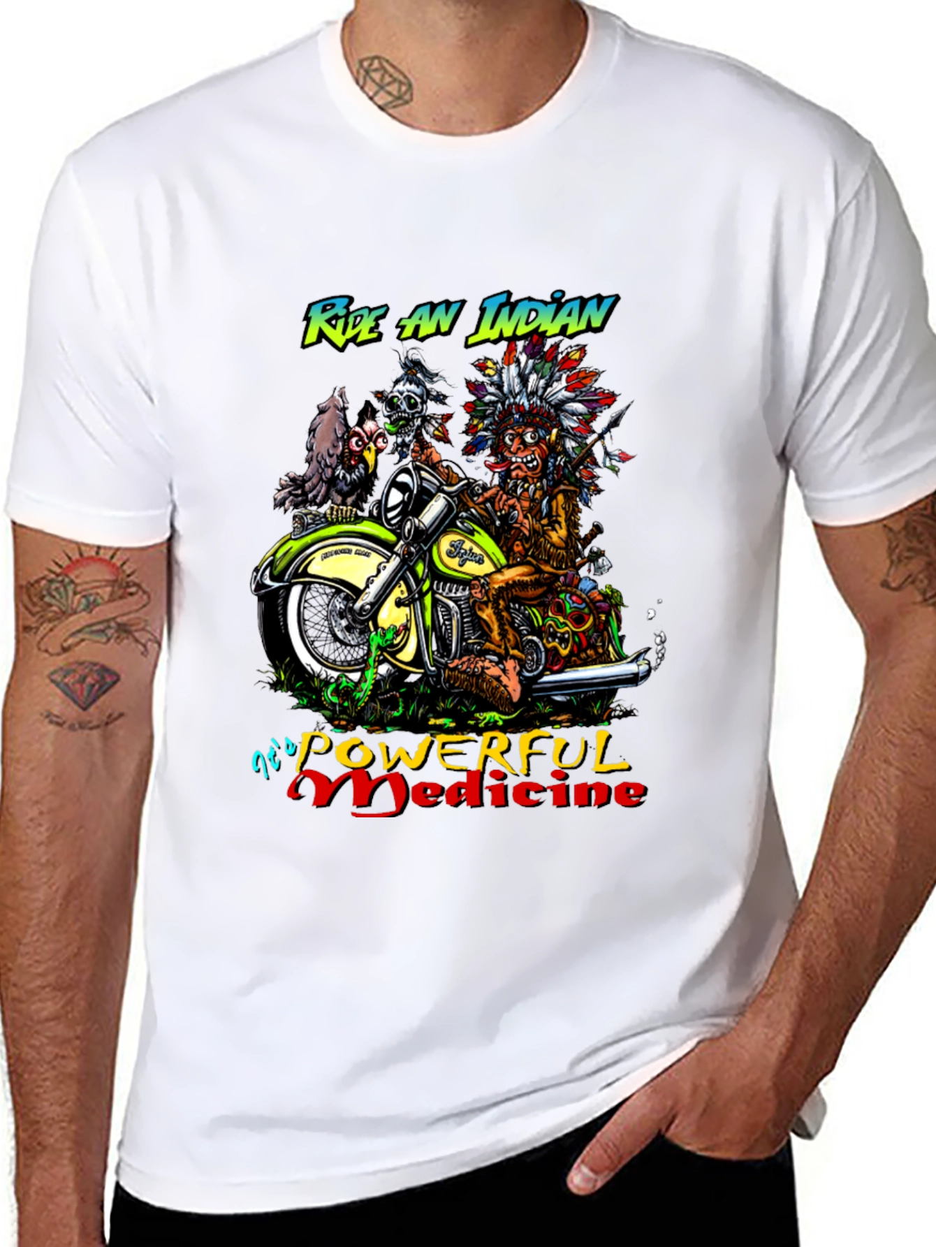 Ride an Indian Powerful Medicine T-Shirt