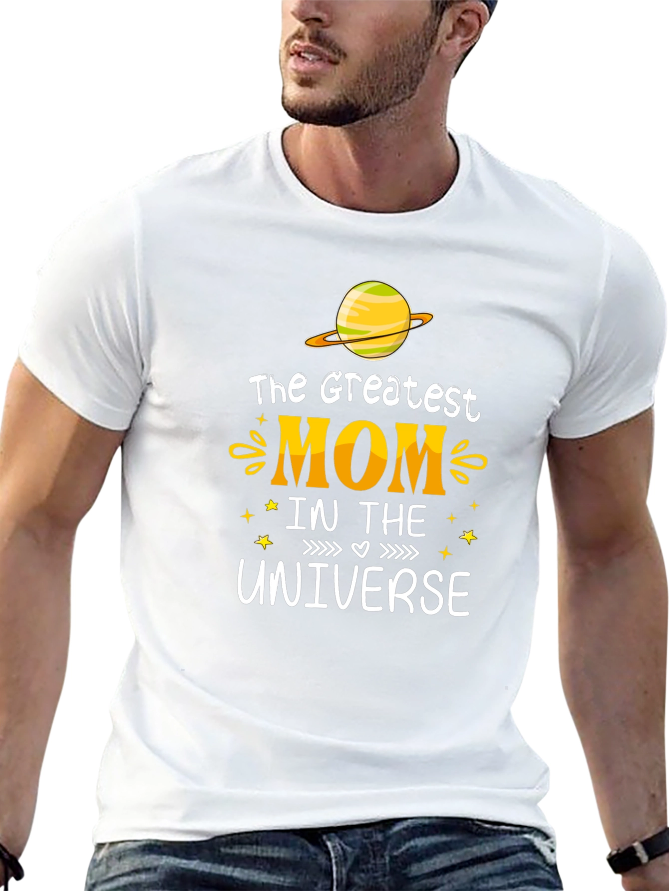Greatest Mom in the Universe Graphic T-Shirt