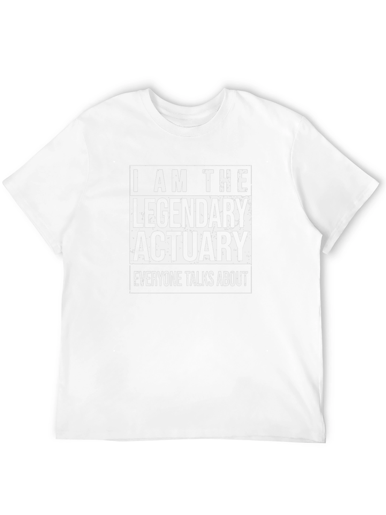 Legendary Actuary T-Shirt - Black Cotton Tee