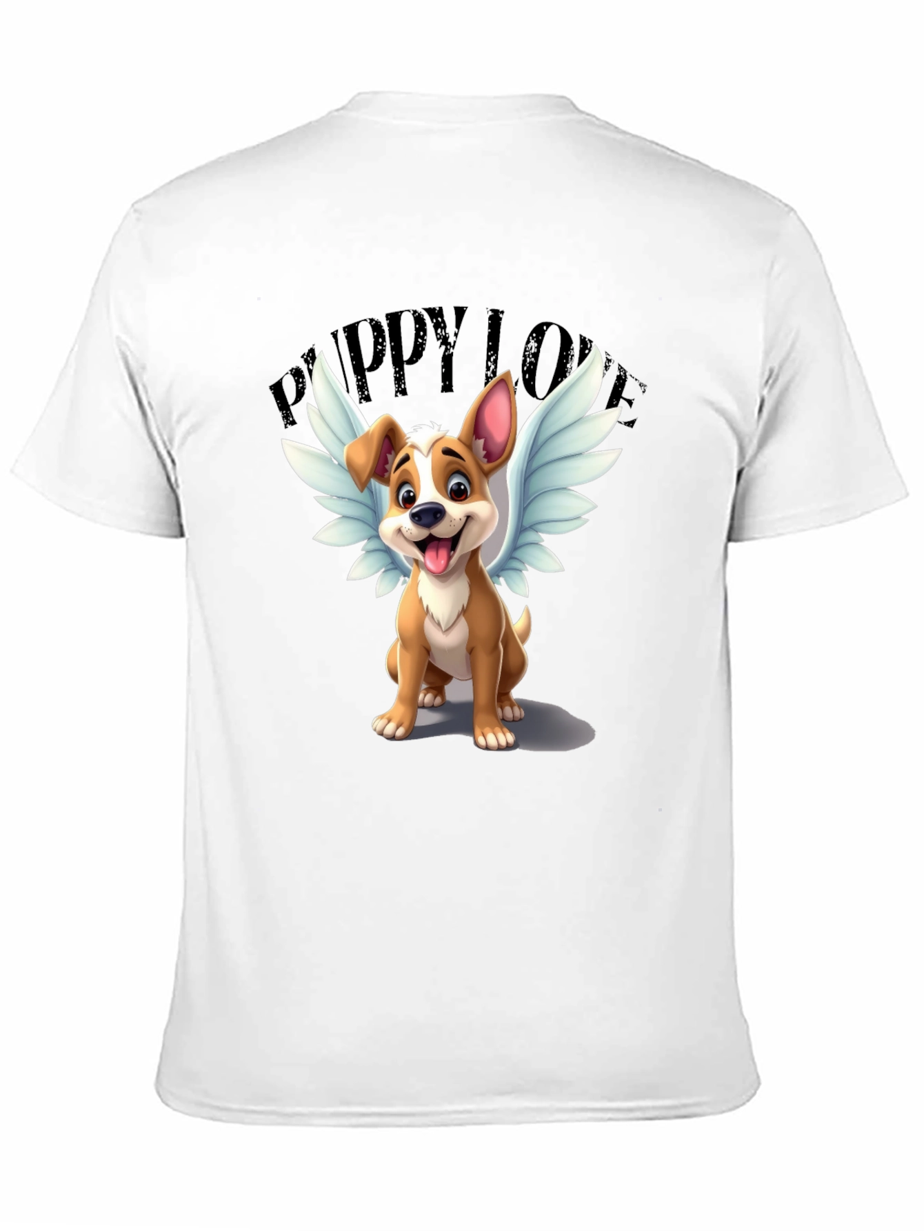Puppy Love T-Shirt - Angel Dog Design