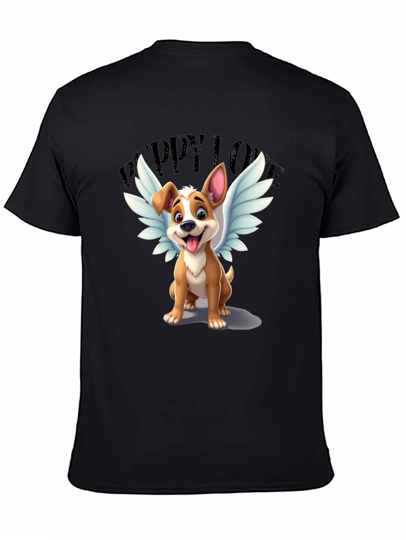 Puppy Love T-Shirt - Angel Dog Design