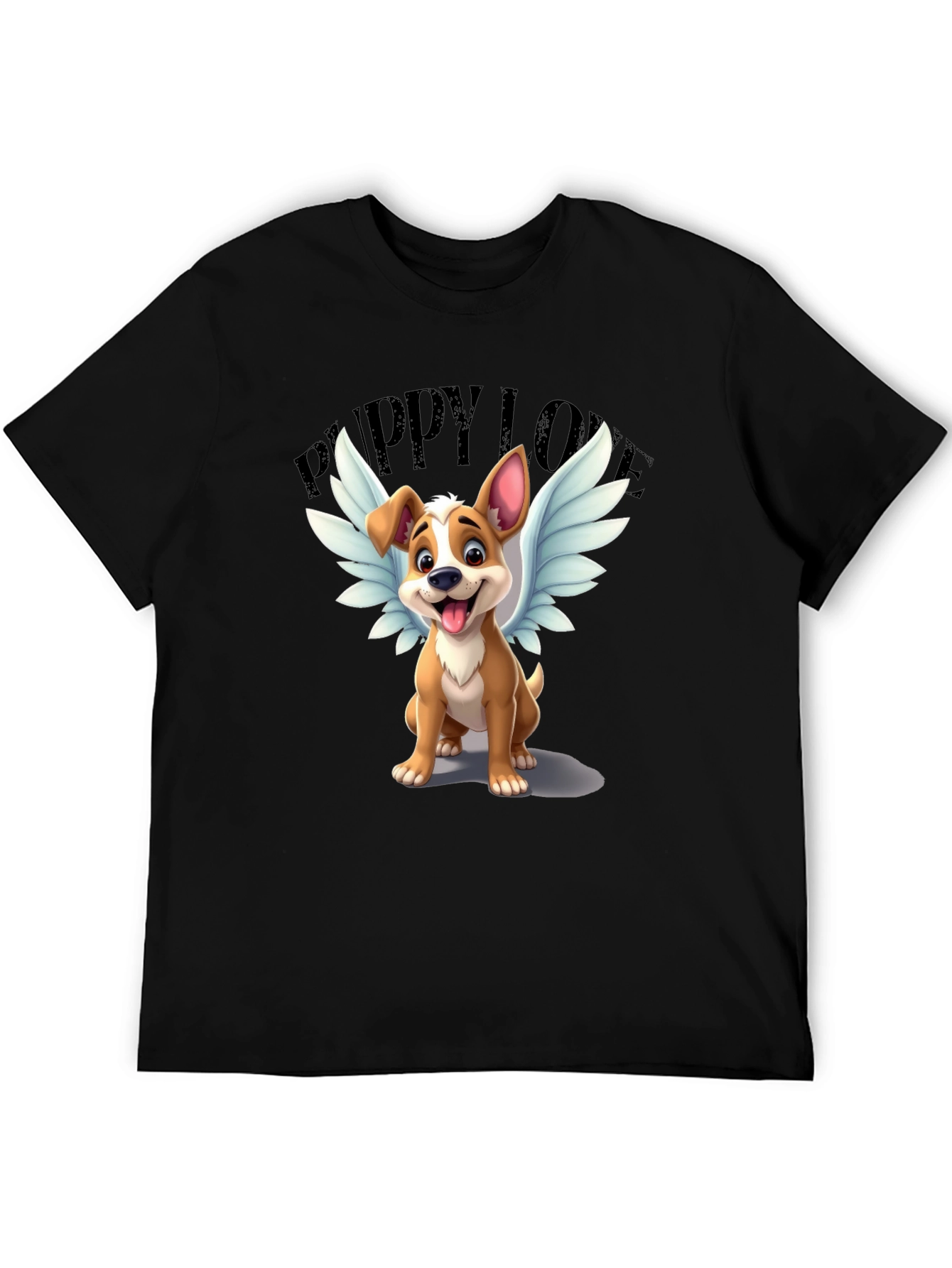 Puppy Love T-Shirt - Angel Dog Design
