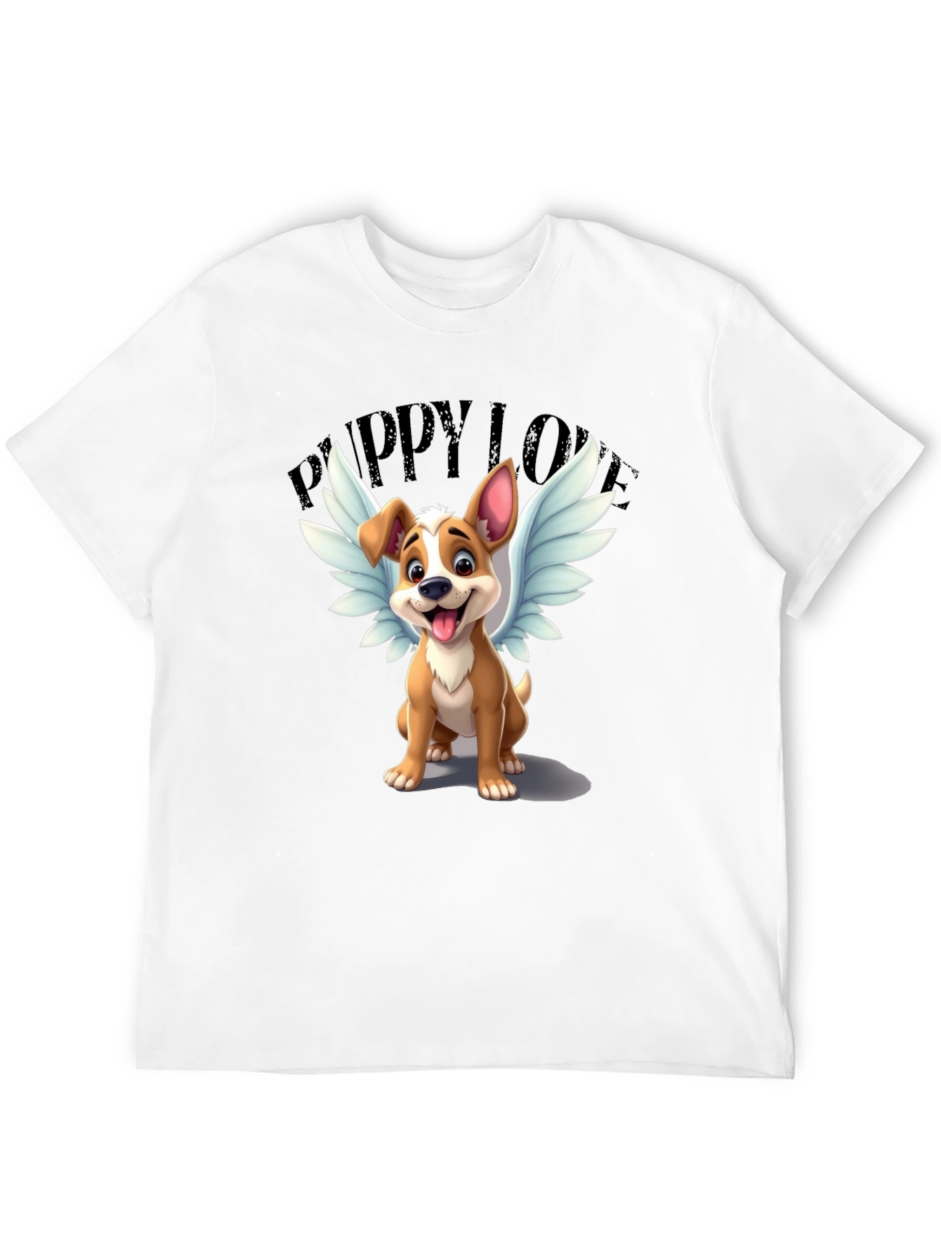 Puppy Love T-Shirt - Angel Dog Design