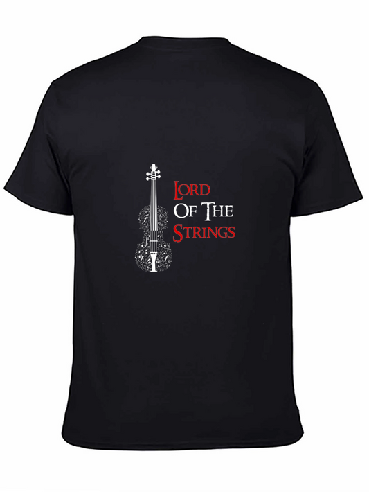 Lord of the Strings T-Shirt - Musical Violin Graphic Tee