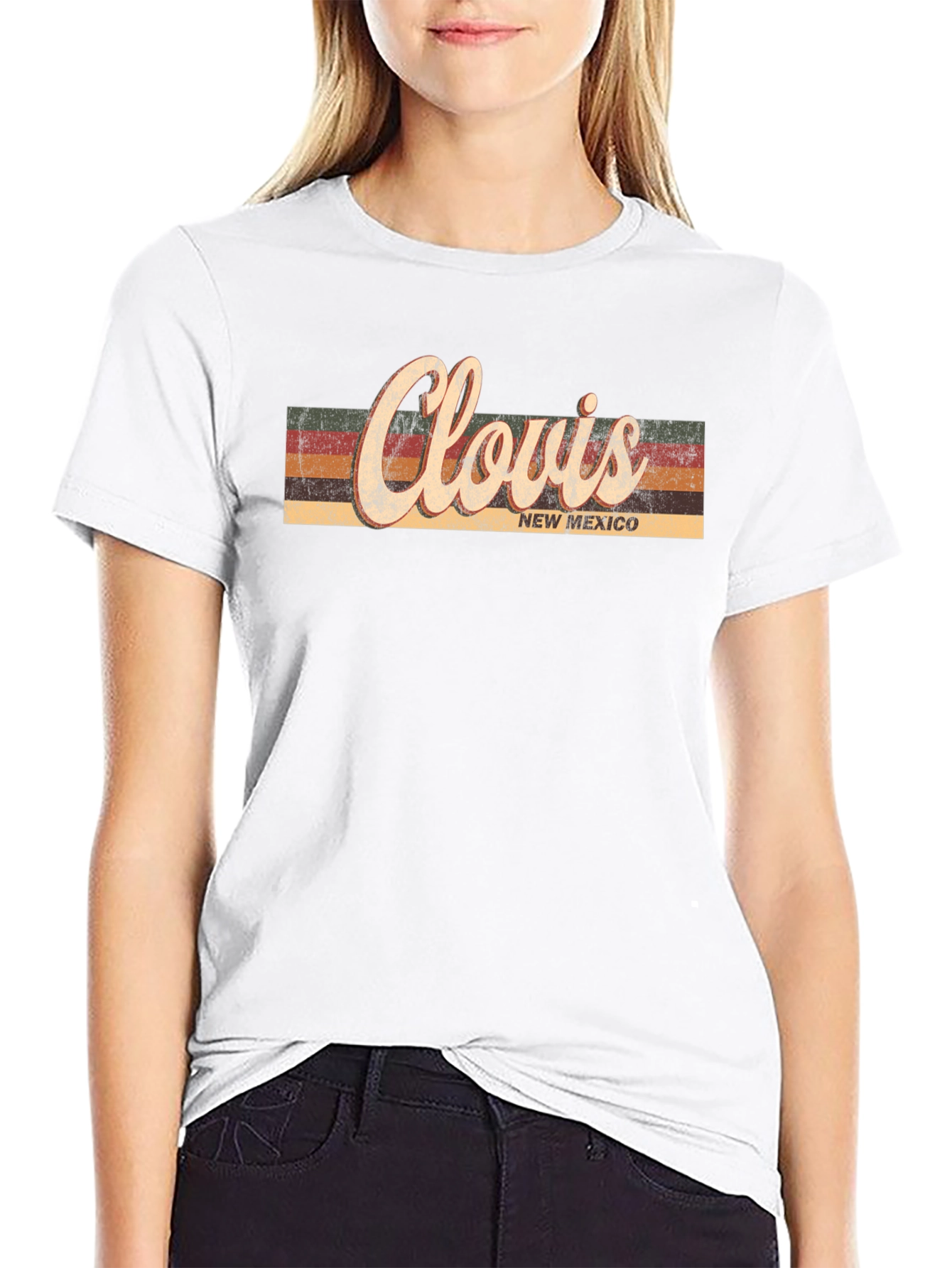 Clovis New Mexico Retro T-Shirt
