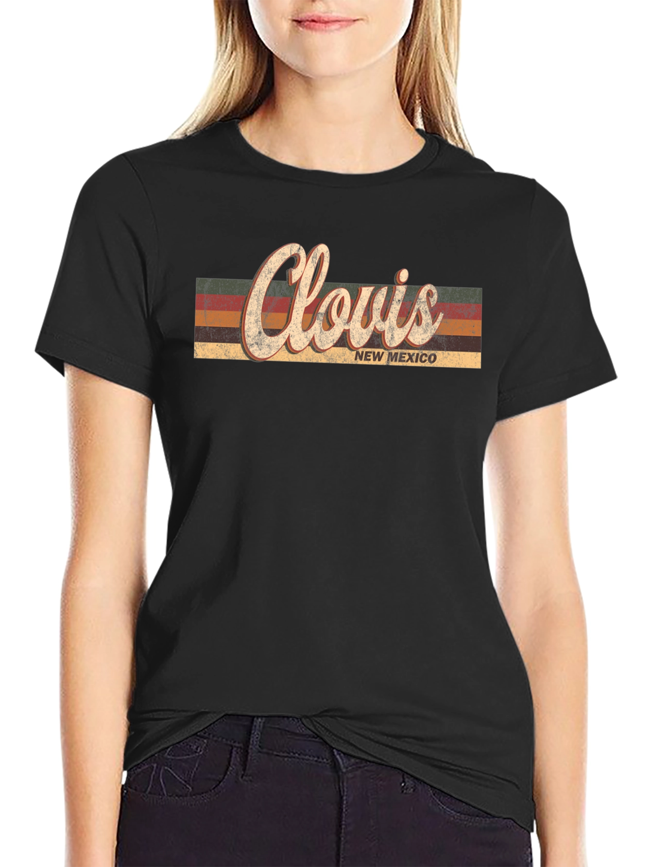 Clovis New Mexico Retro T-Shirt