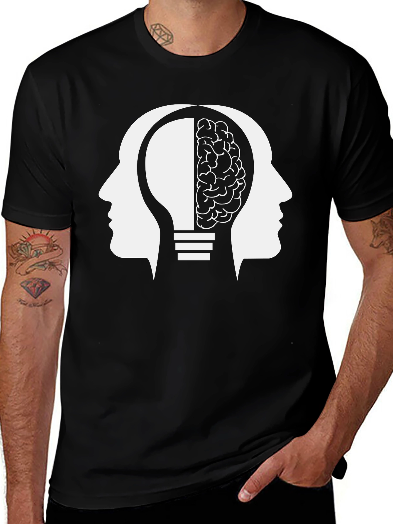 Intellect T-Shirt - Brain & Mind Design