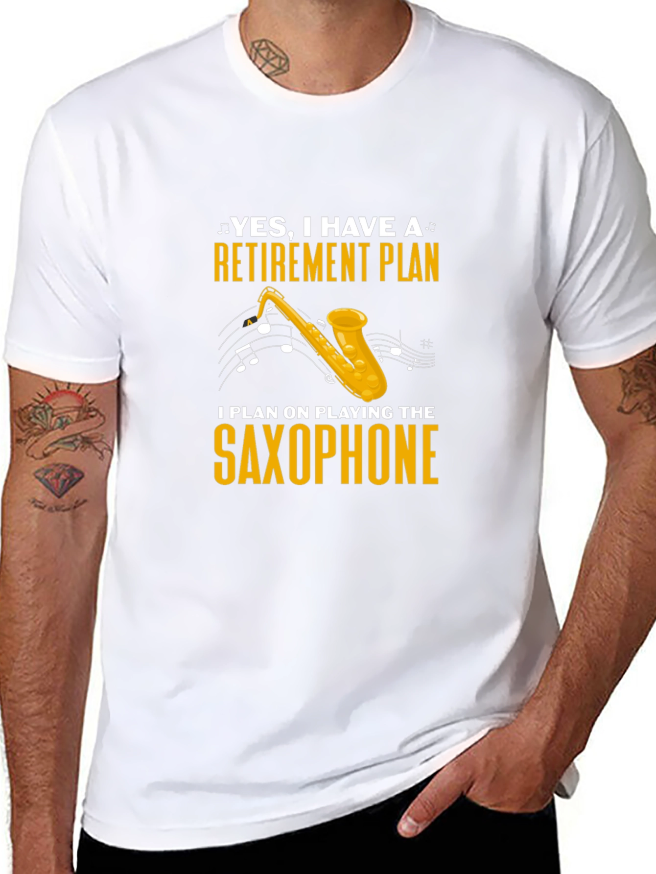 Retirement Plan Saxophone T-Shirt