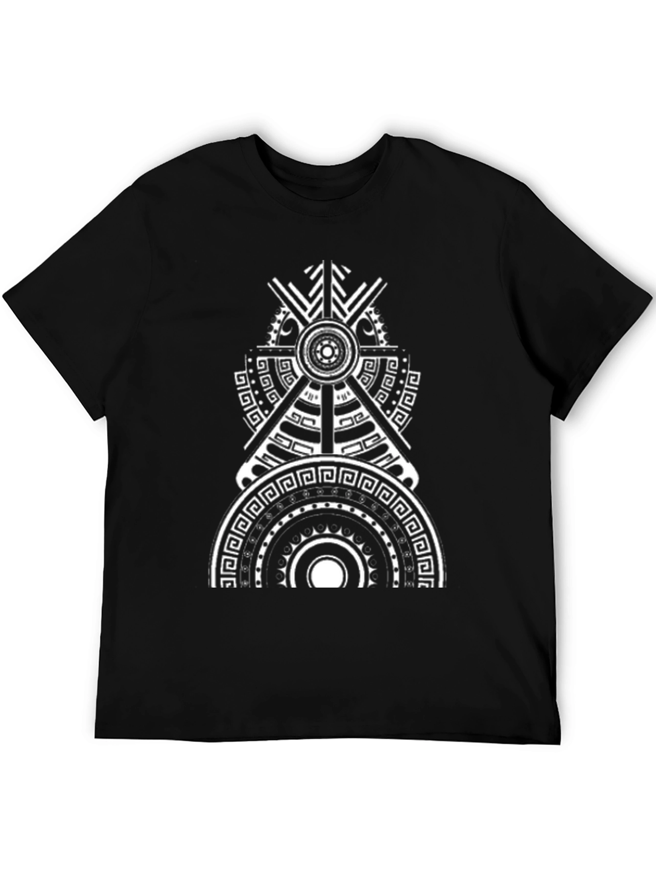 Tribal Graphic T-Shirt - Black