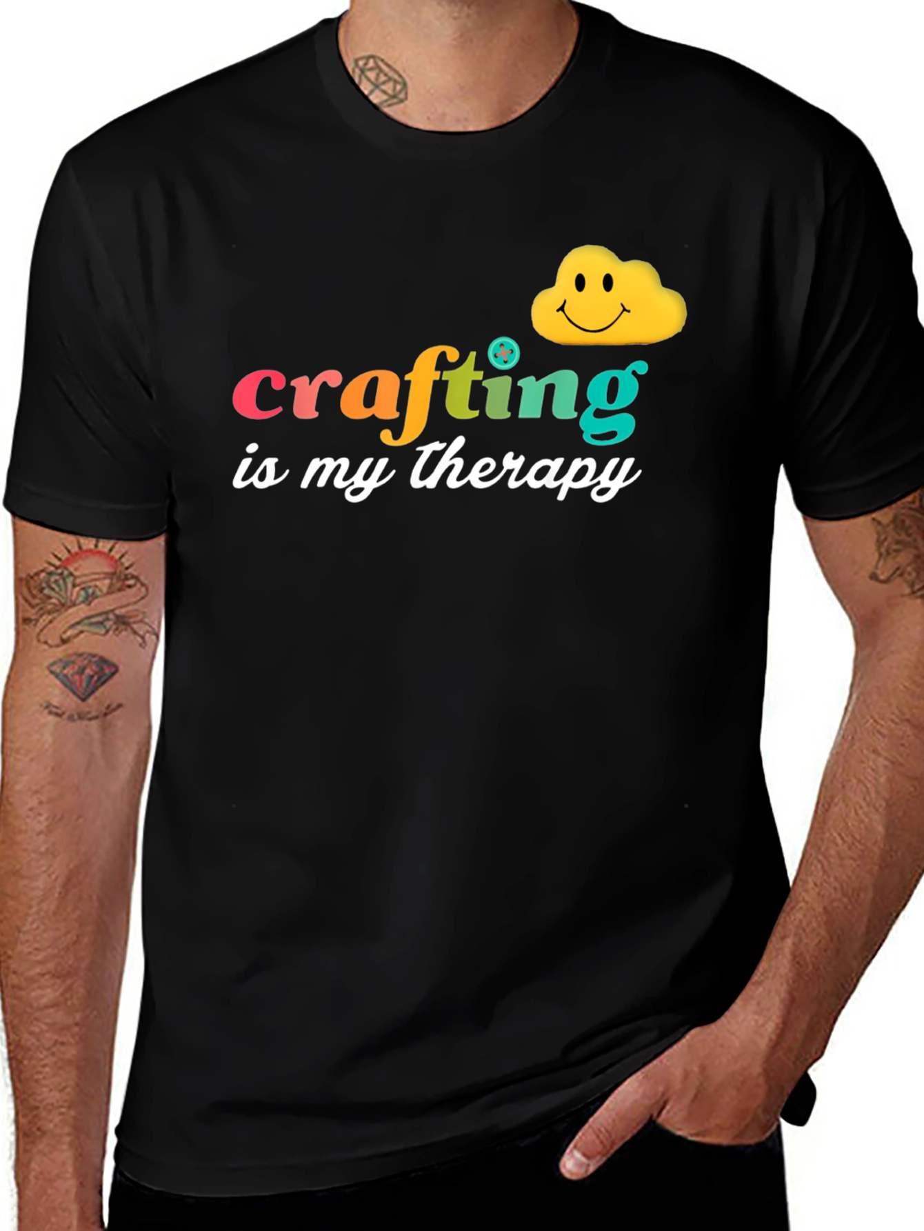 Crafting Is My Therapy T-Shirt