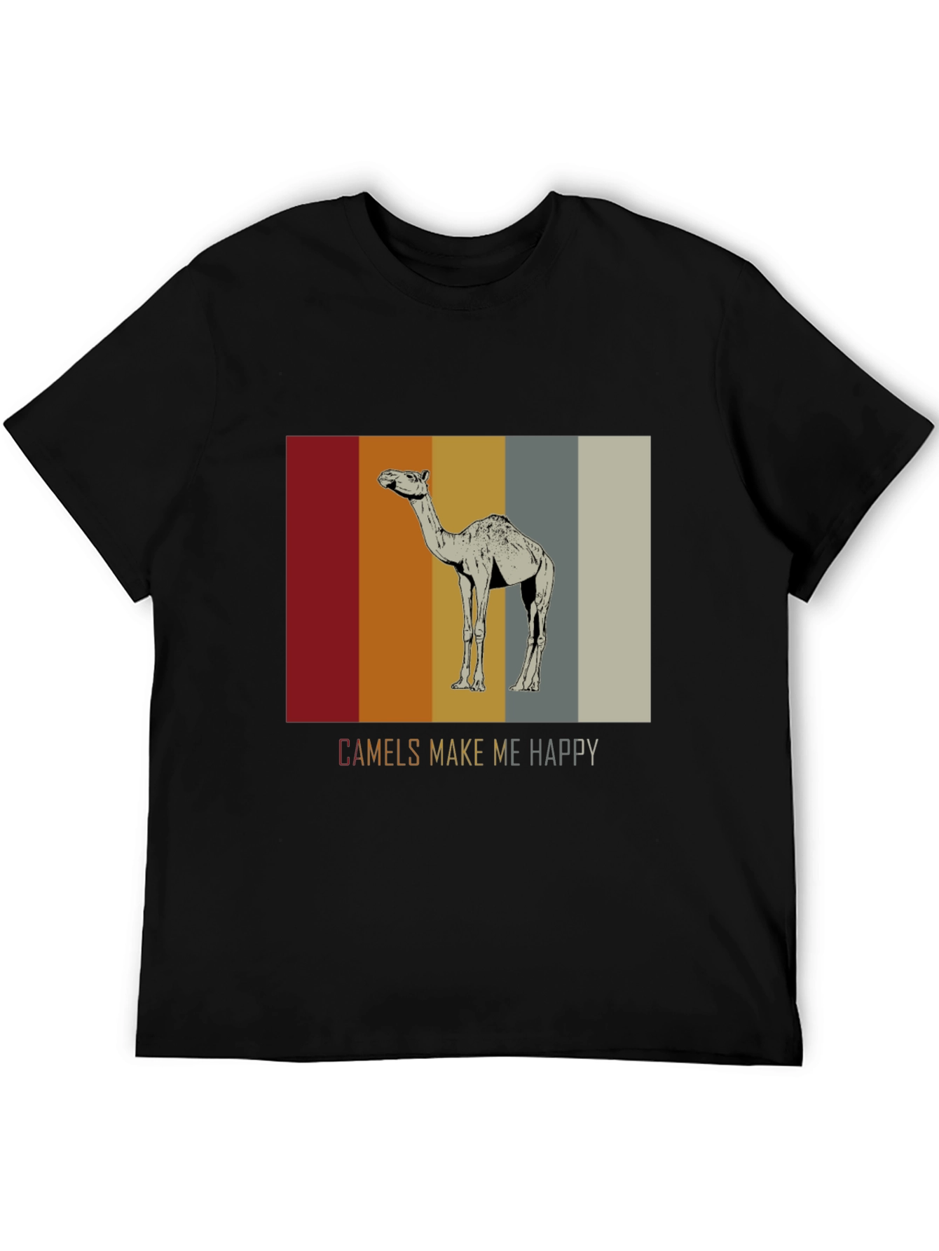 Camels Make Me Happy Graphic T-Shirt