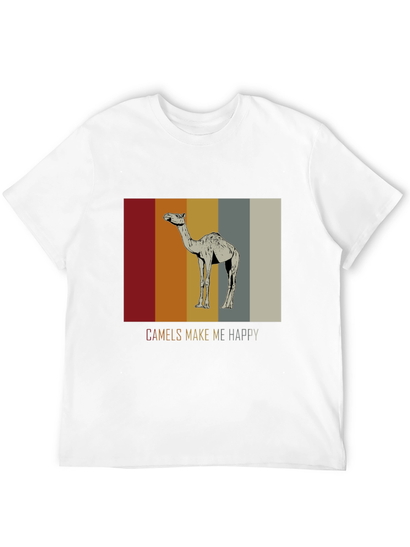 Camels Make Me Happy Graphic T-Shirt