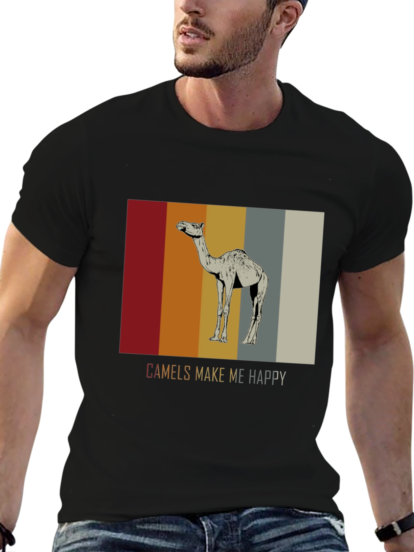 Camels Make Me Happy Graphic T-Shirt