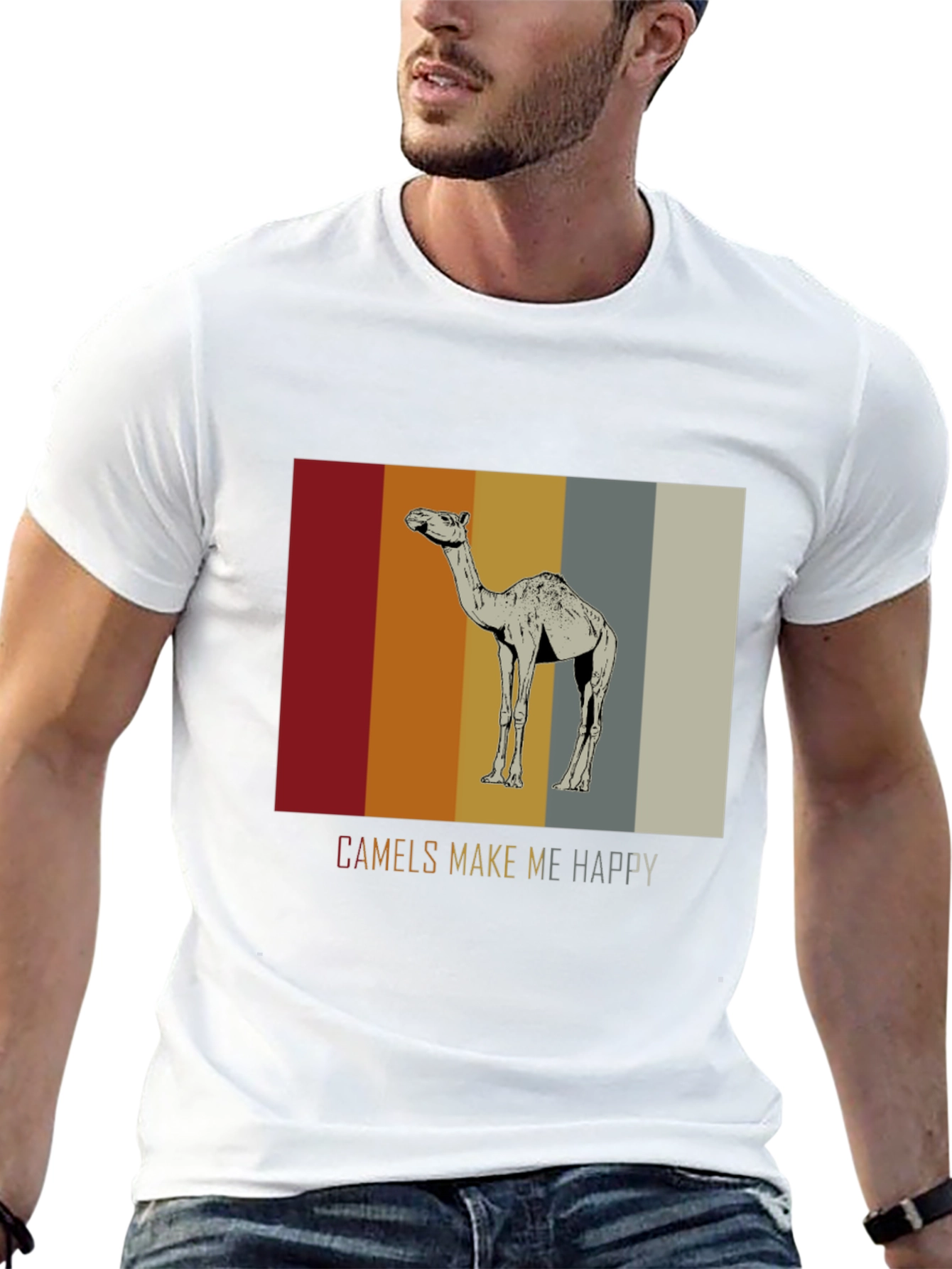 Camels Make Me Happy Graphic T-Shirt