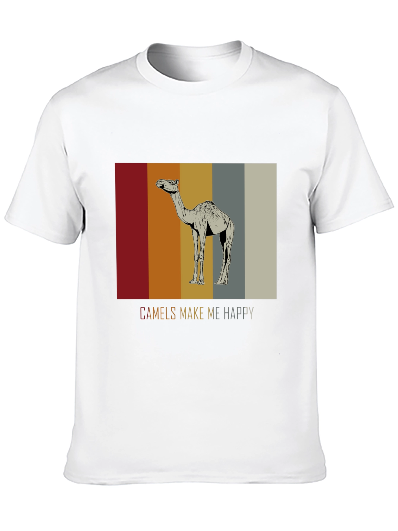 Camels Make Me Happy Graphic T-Shirt