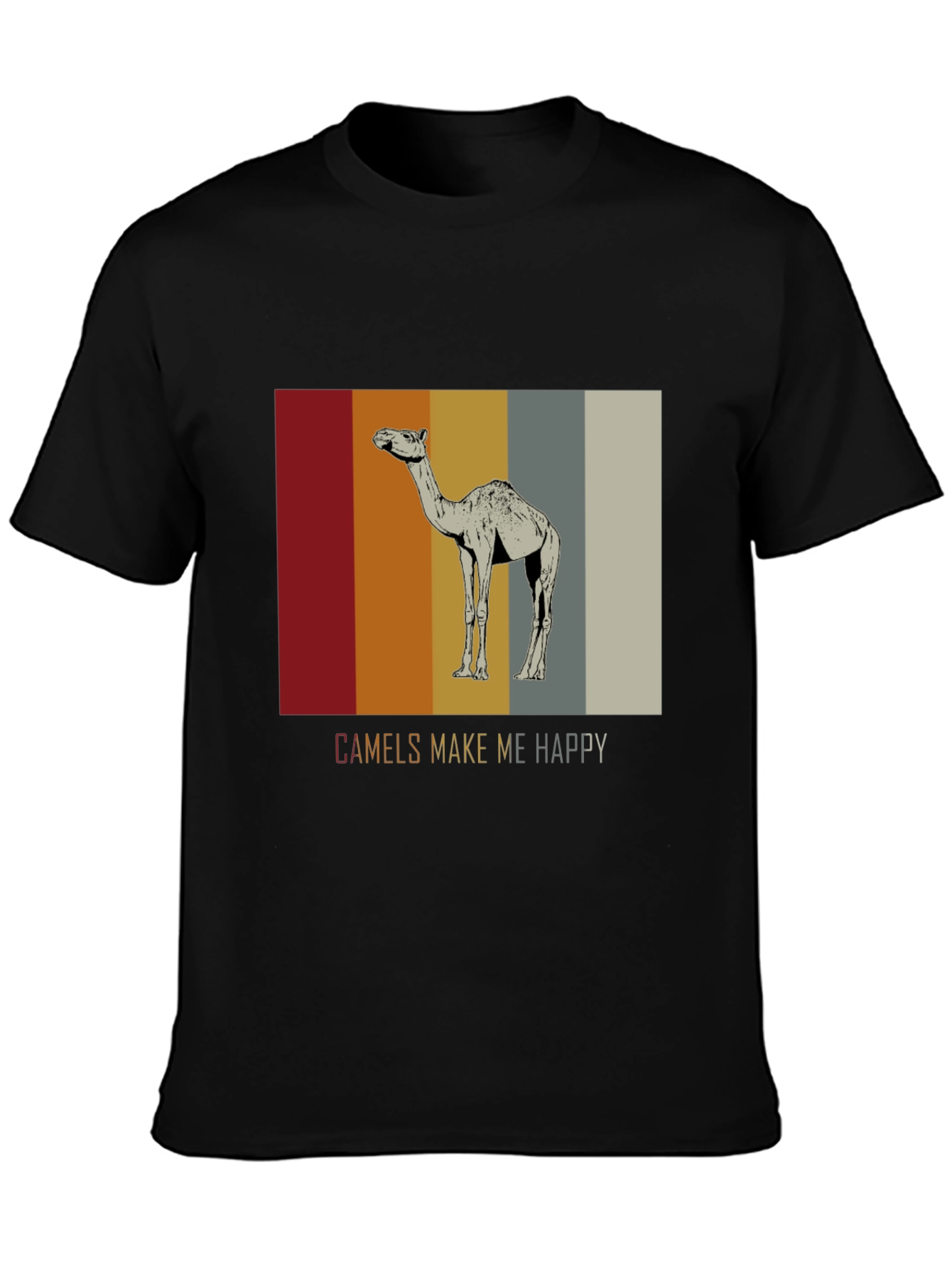 Camels Make Me Happy Graphic T-Shirt