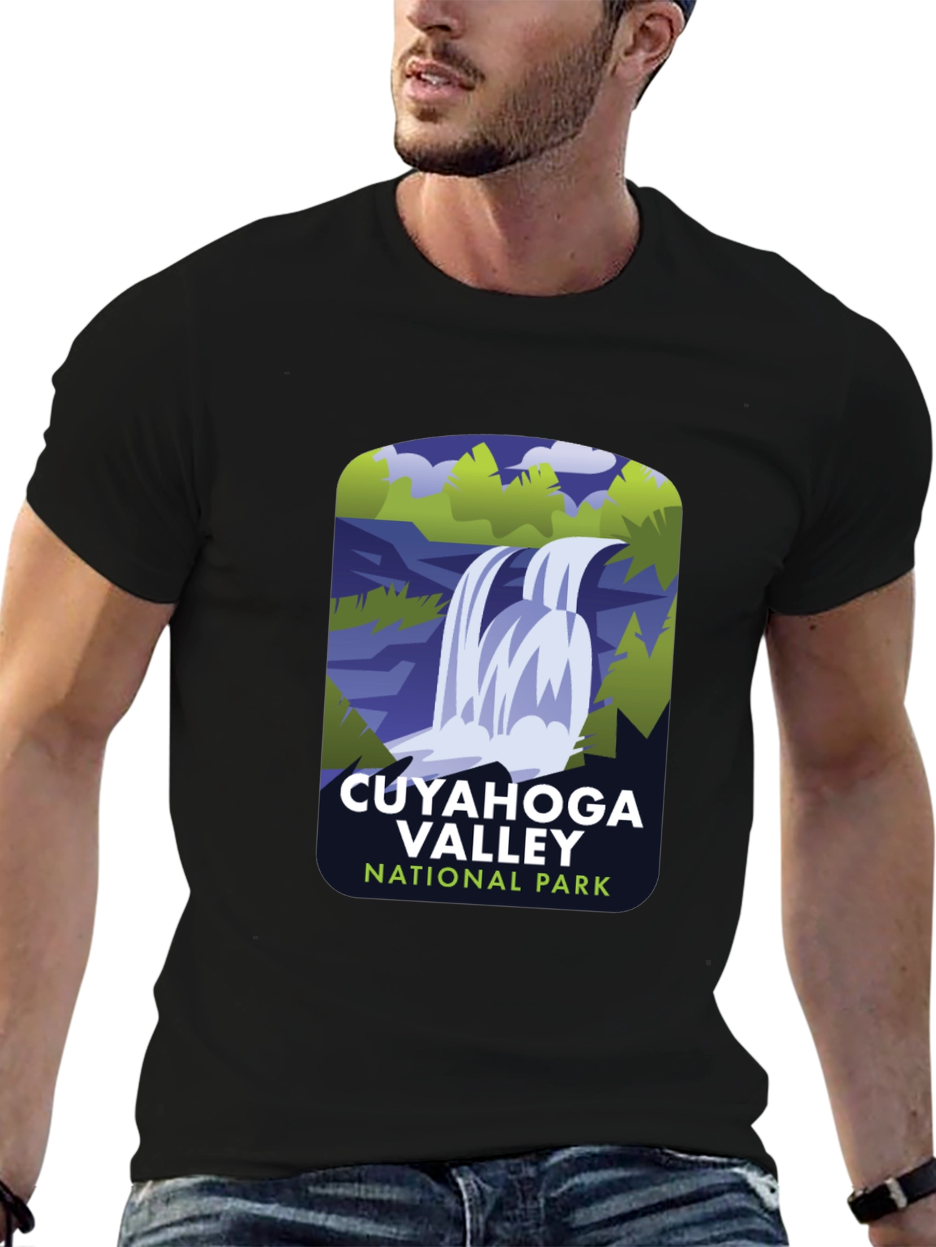 Cuyahoga Valley National Park Black T-Shirt