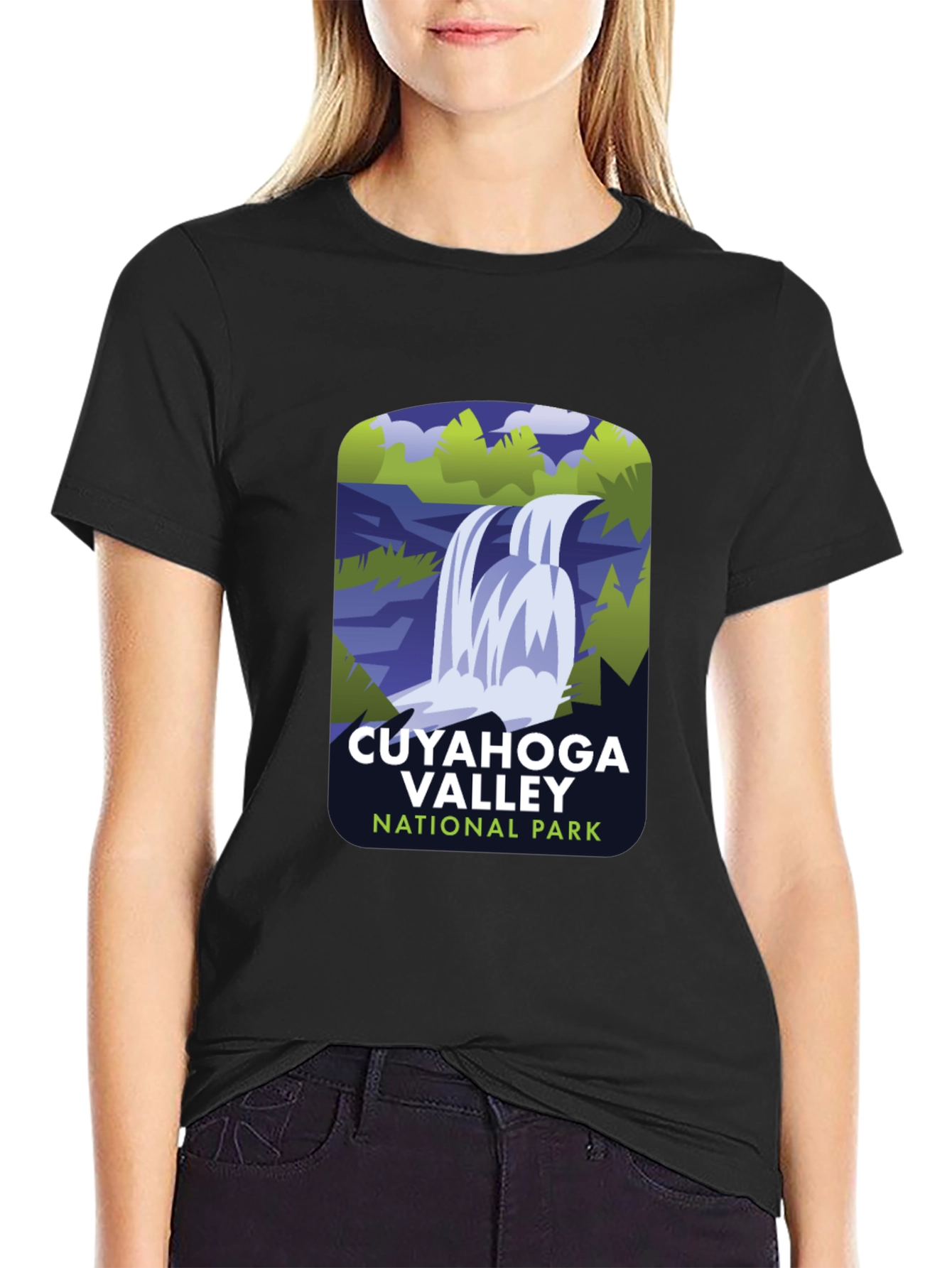 Cuyahoga Valley National Park Black T-Shirt