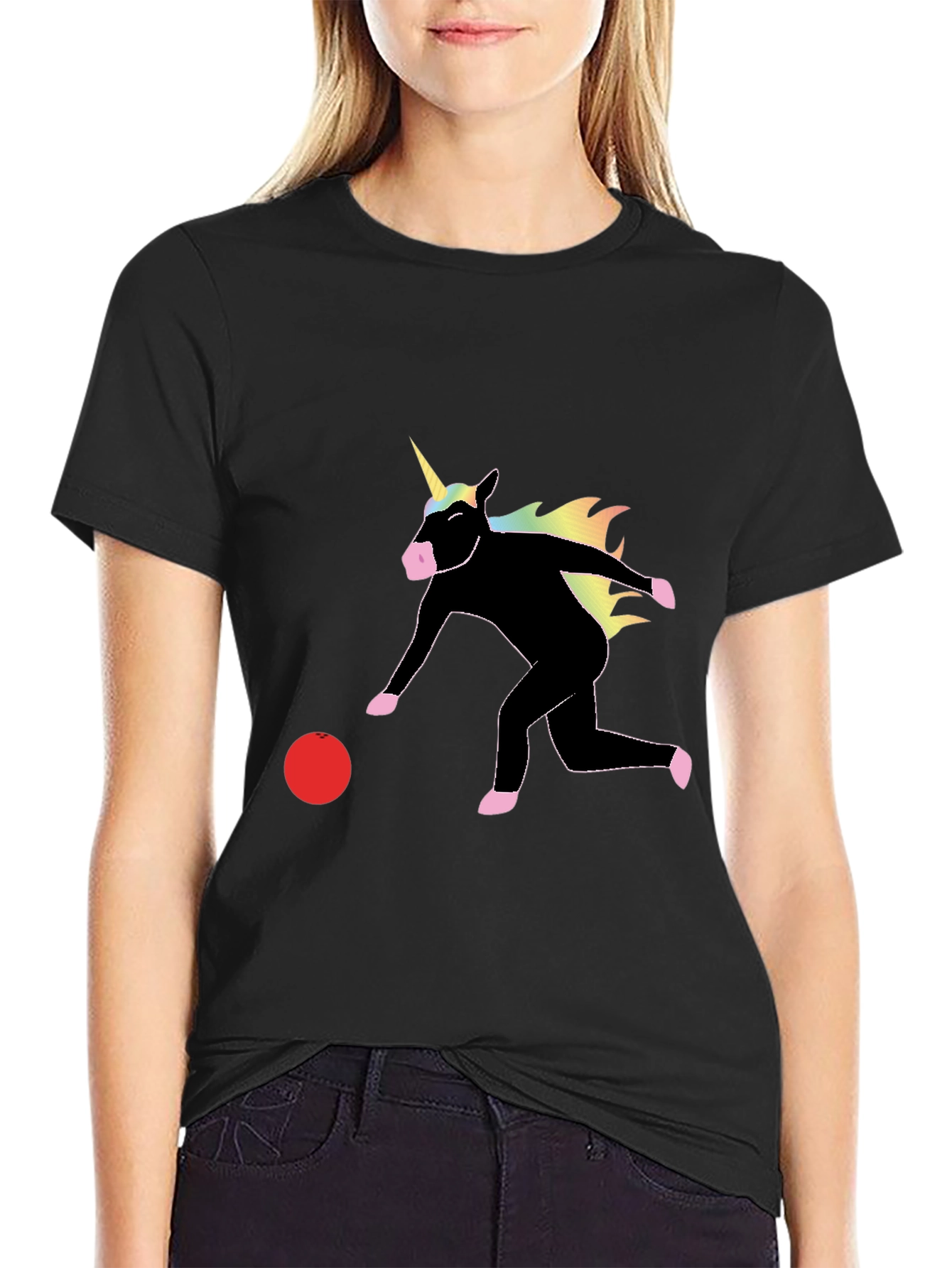 Unicorn Bowling Graphic Tee
