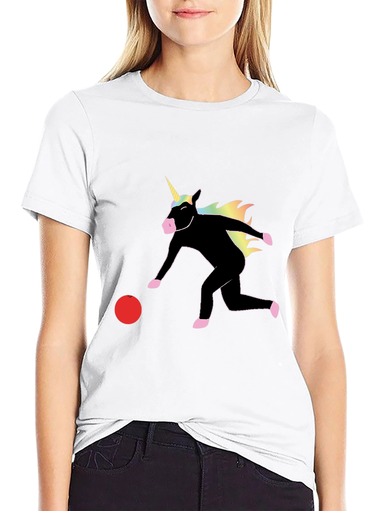 Unicorn Bowling Graphic Tee