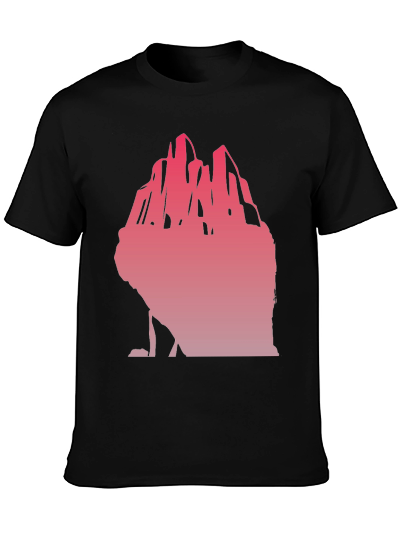 Mountain Graphic Black T-Shirt