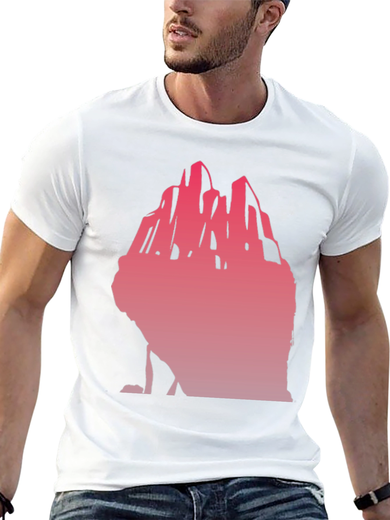 Mountain Graphic Black T-Shirt