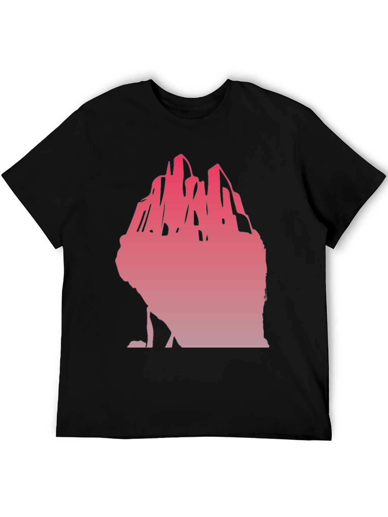 Mountain Graphic Black T-Shirt