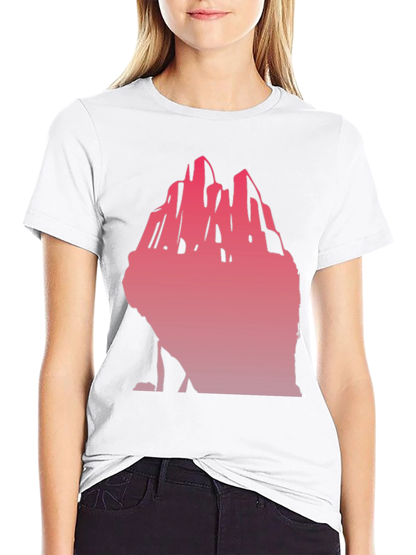 Mountain Graphic Black T-Shirt