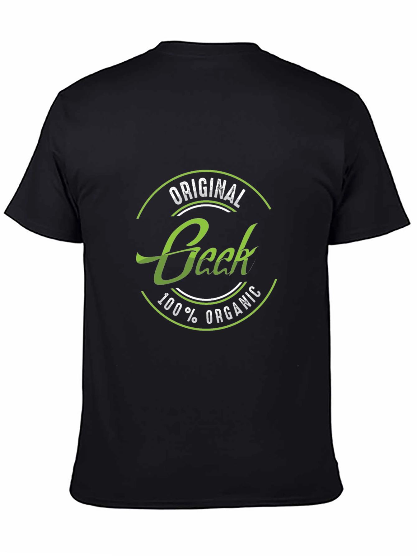 Original Geek 100% Organic Black T-Shirt