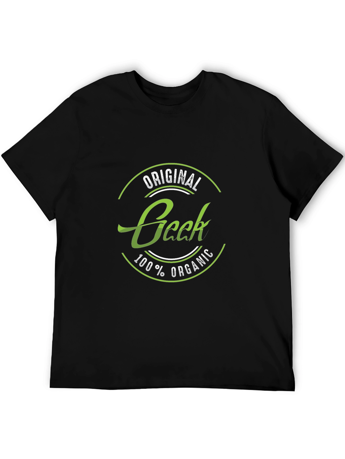 Original Geek 100% Organic Black T-Shirt