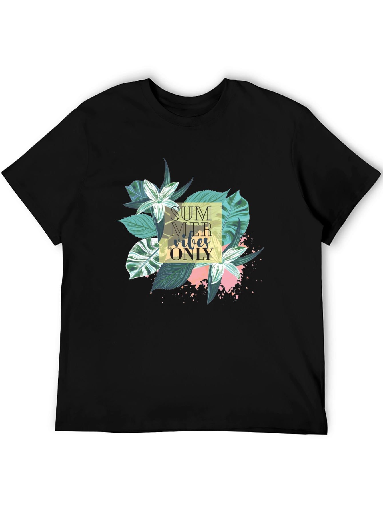 Summer Vibes T-Shirt - Tropical Graphic Tee