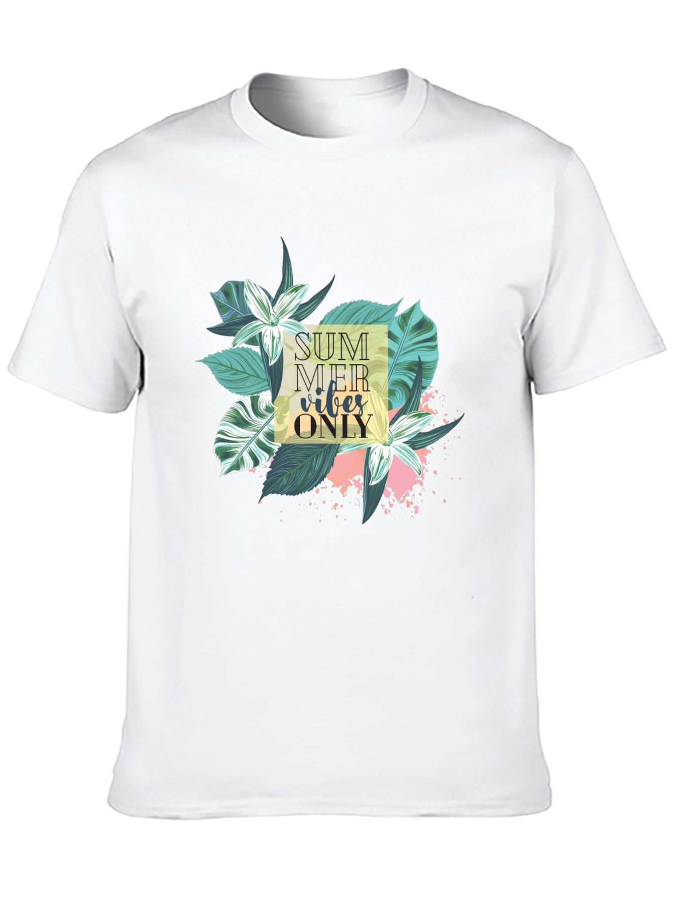 Summer Vibes T-Shirt - Tropical Graphic Tee