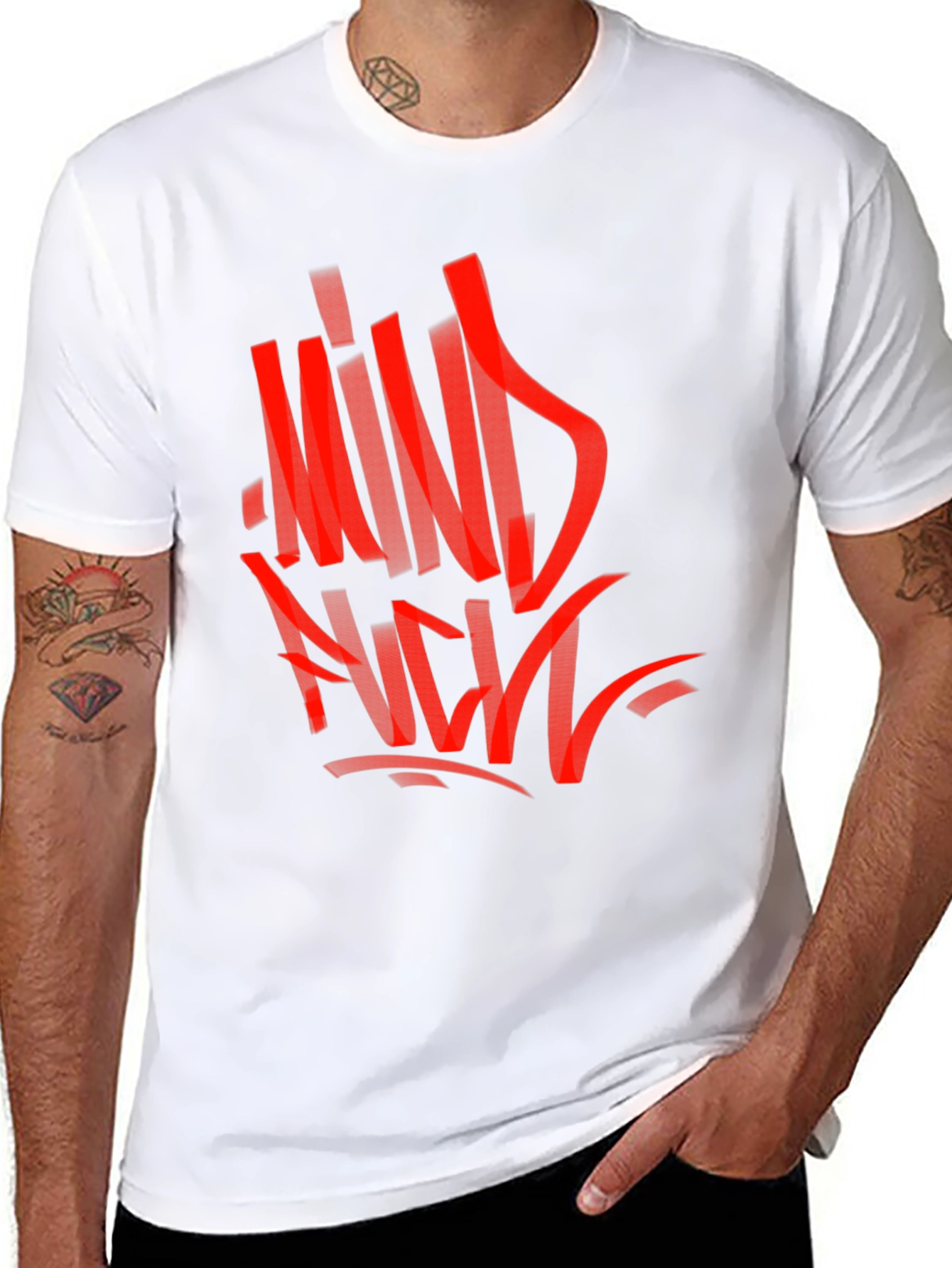Mind Rich Graphic Print Black T-Shirt