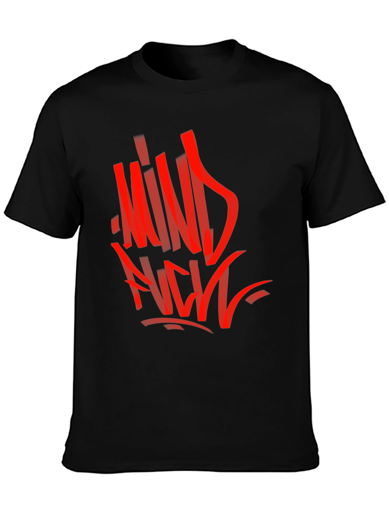 Mind Rich Graphic Print Black T-Shirt