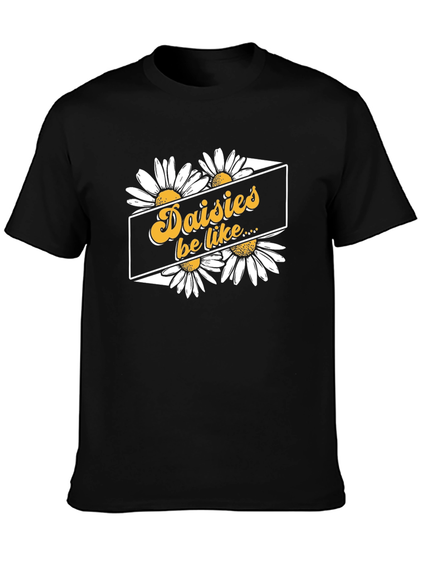 Daisy Graphic Tee - Retro Floral Design