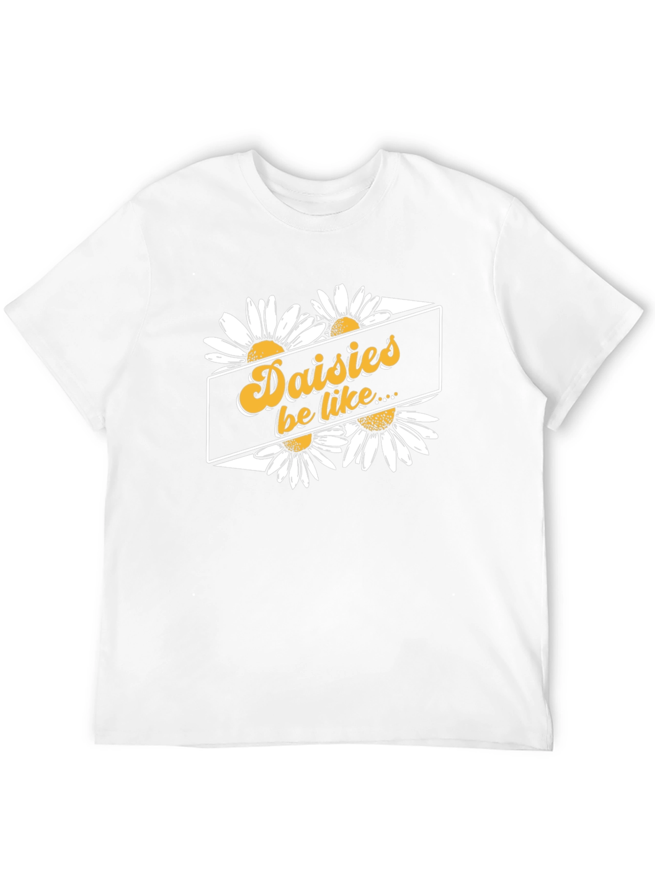 Daisy Graphic Tee - Retro Floral Design