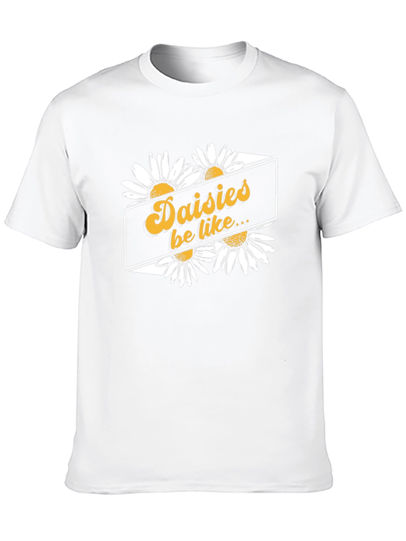 Daisy Graphic Tee - Retro Floral Design