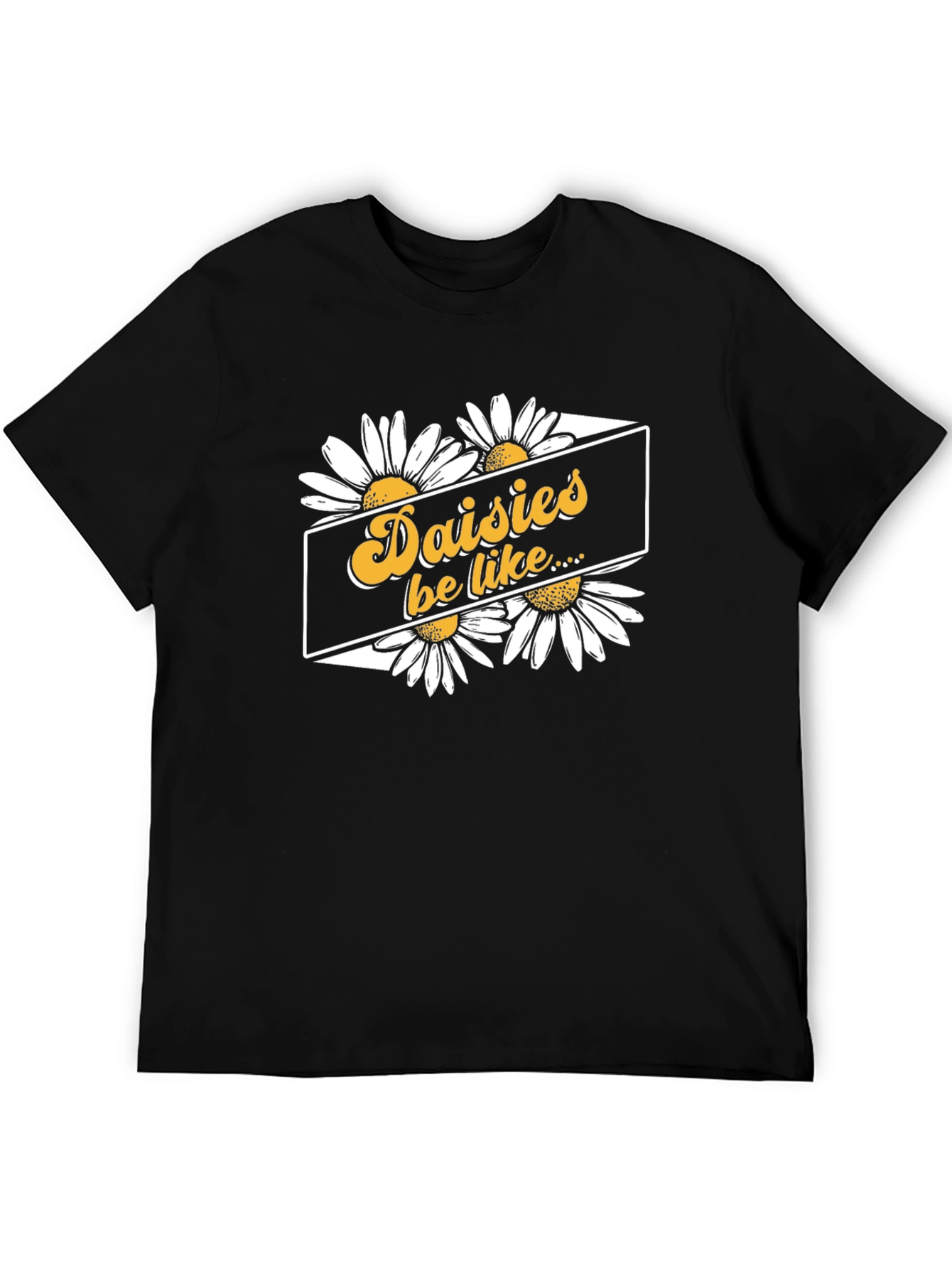 Daisy Graphic Tee - Retro Floral Design