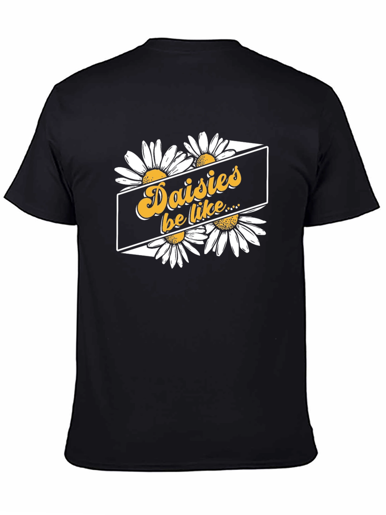 Daisy Graphic Tee - Retro Floral Design