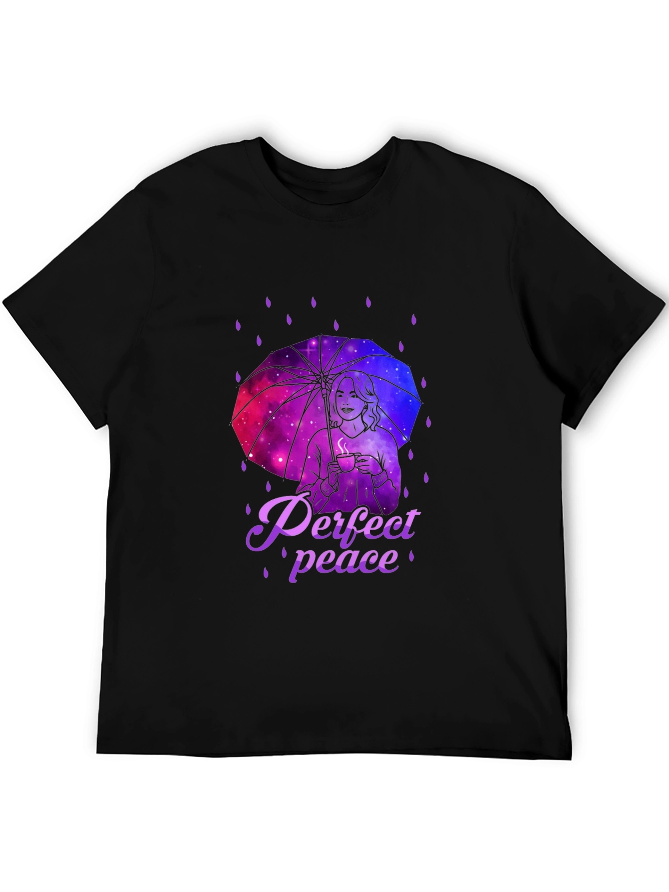 Perfect Peace Galaxy Umbrella T-Shirt