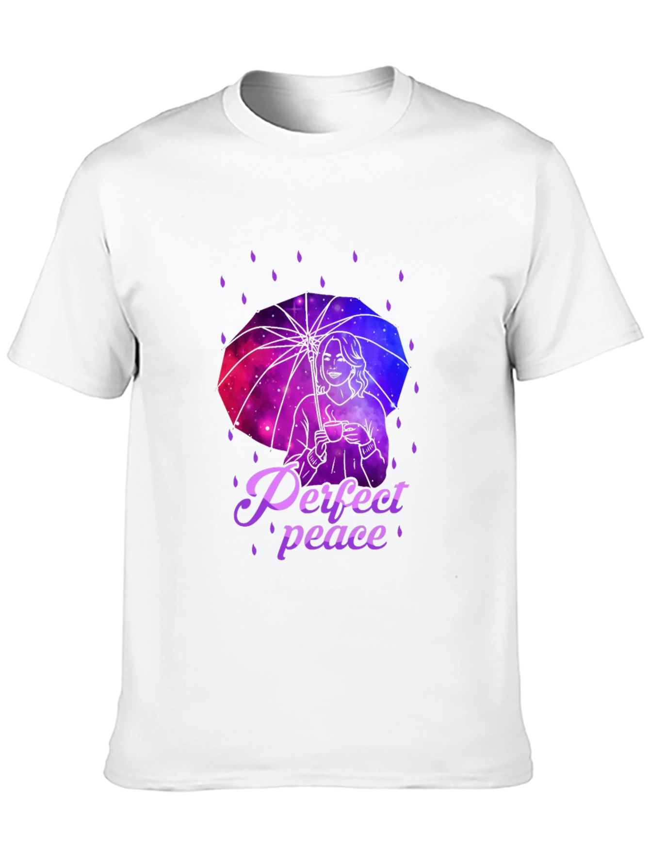 Perfect Peace Galaxy Umbrella T-Shirt