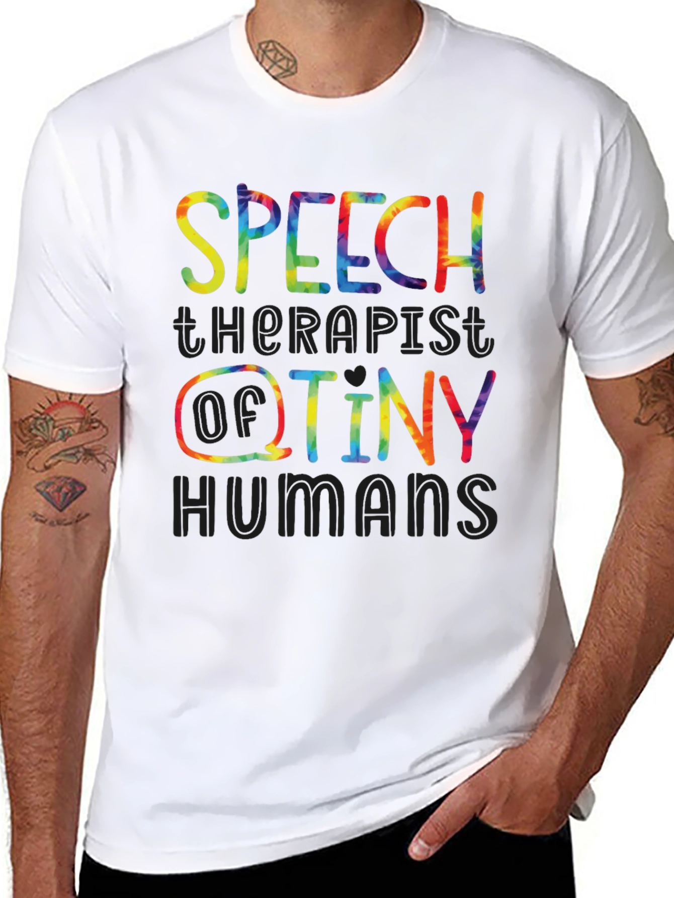 Speech Therapist of Tiny Humans Graphic Tee