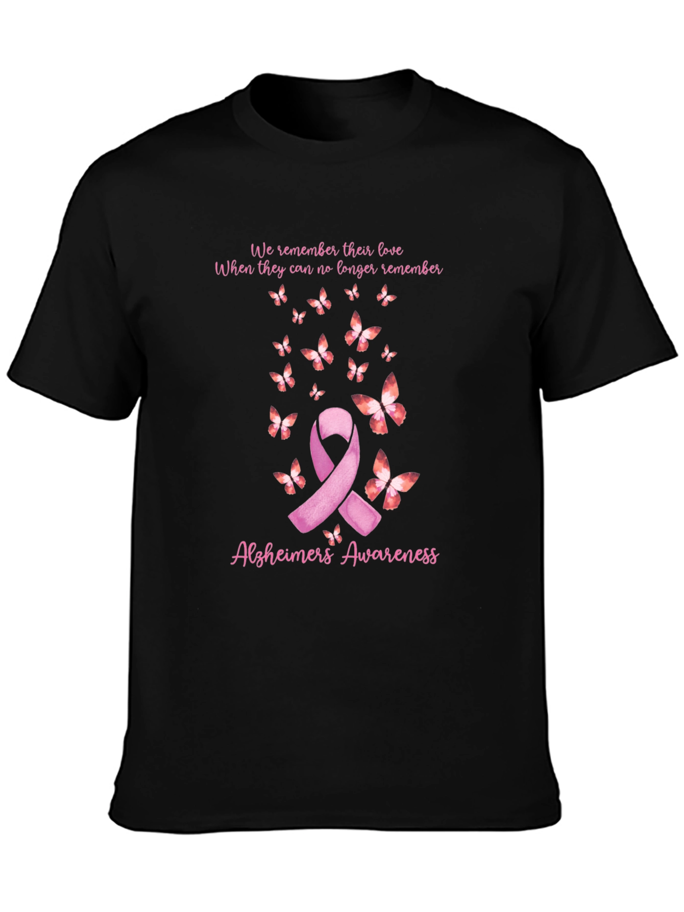 Alzheimers Awareness Ribbon T-Shirt