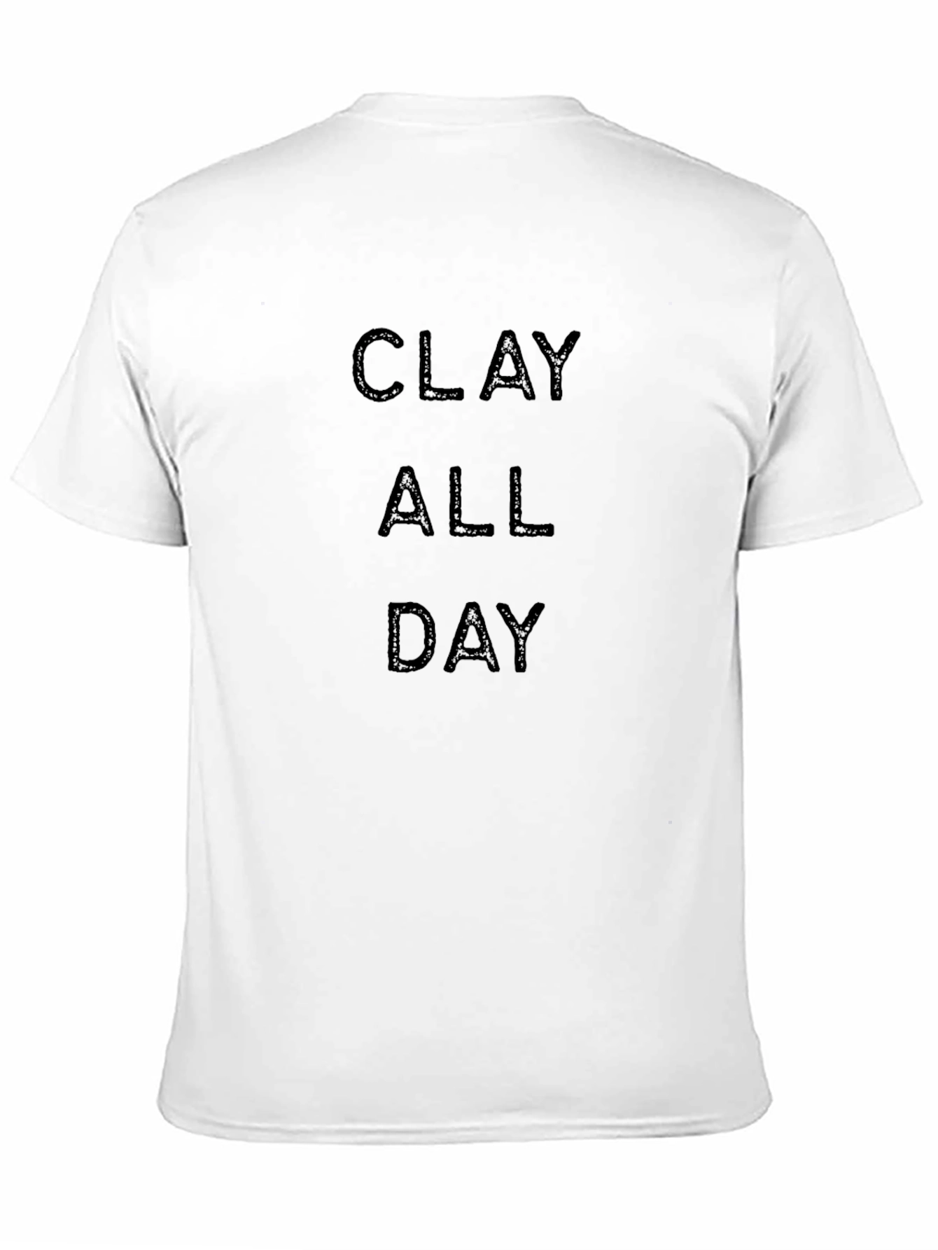 Clay All Day Black Graphic Tee