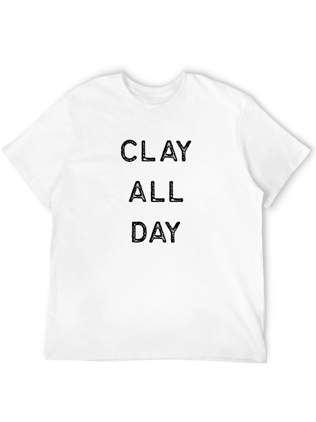 Clay All Day Black Graphic Tee