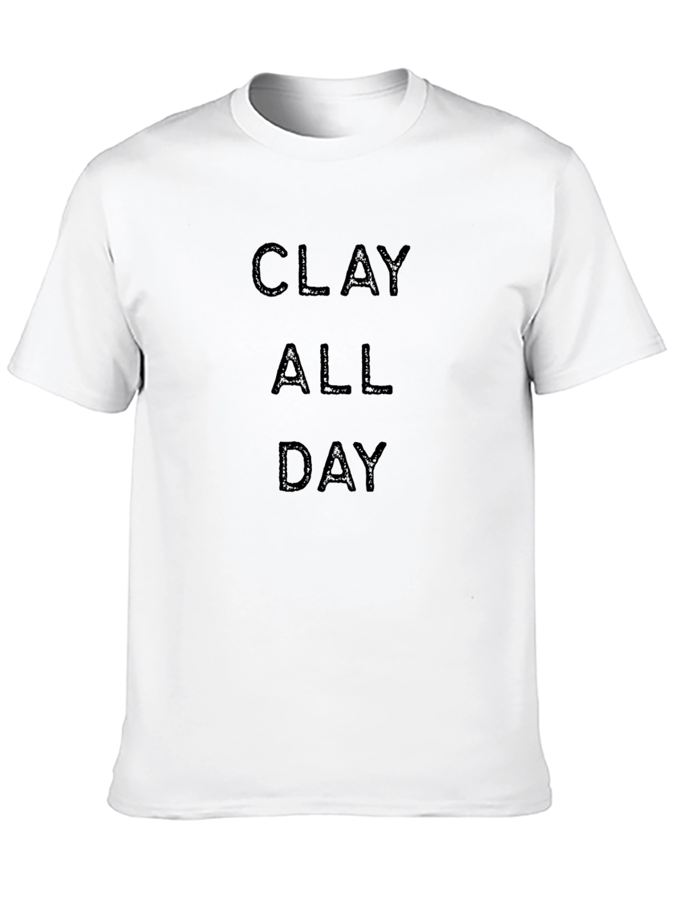 Clay All Day Black Graphic Tee